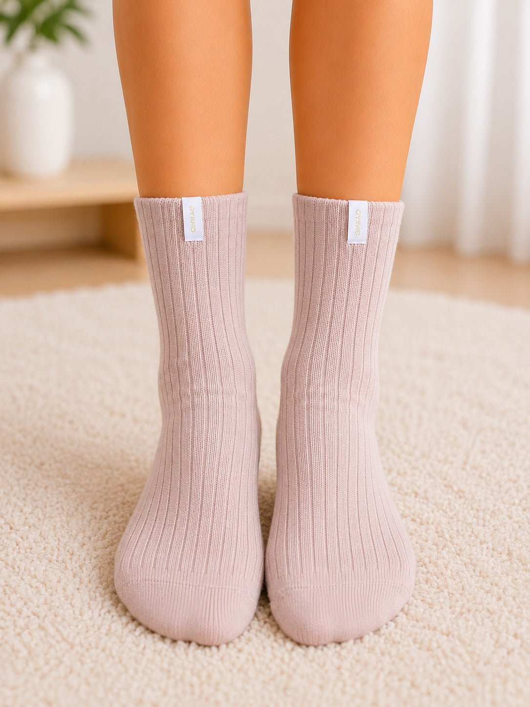 Ladies Thermal Slipper Socks -Mink - StylePhase SA