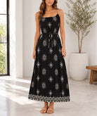 Ladies Tie Front Black Pocket Dress - StylePhase SA