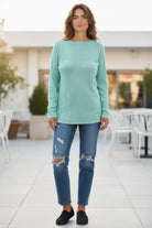 Ladies Turquoise Sweater - StylePhase SA