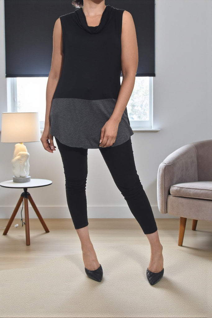 Ladies Two Tone Sleeveless Top - StylePhase SA