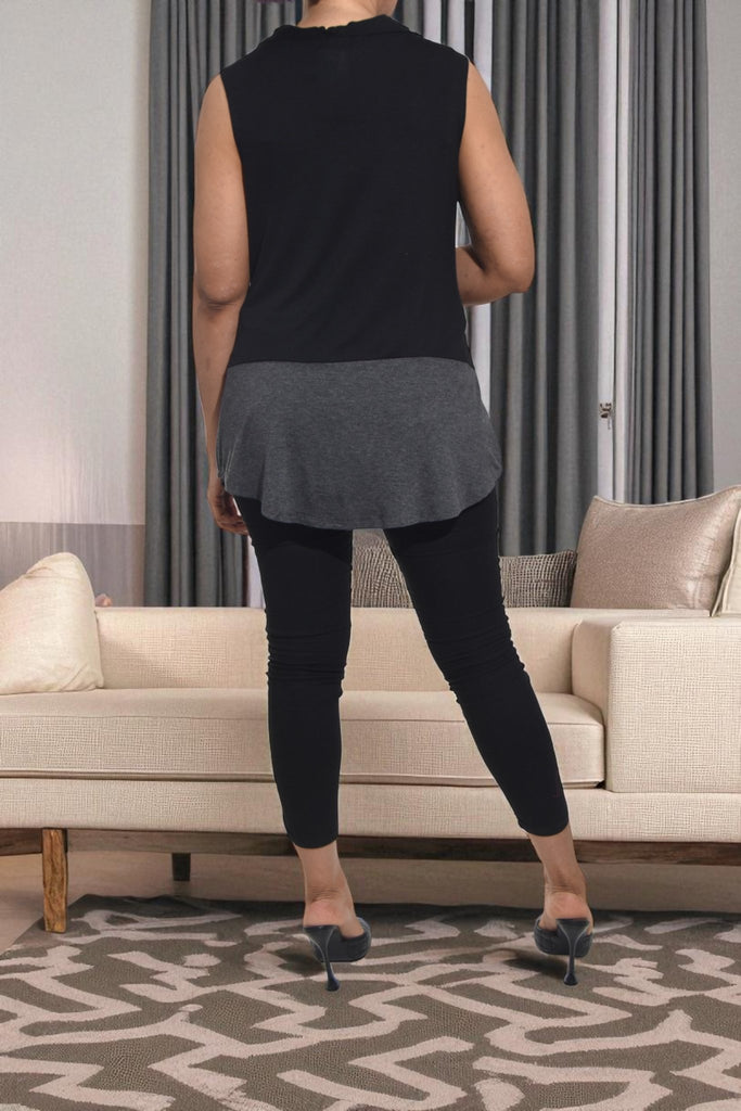 Ladies Two Tone Sleeveless Top - StylePhase SA
