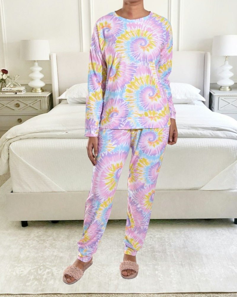 Ladies Tye Dye Pyjama Set - StylePhase SA