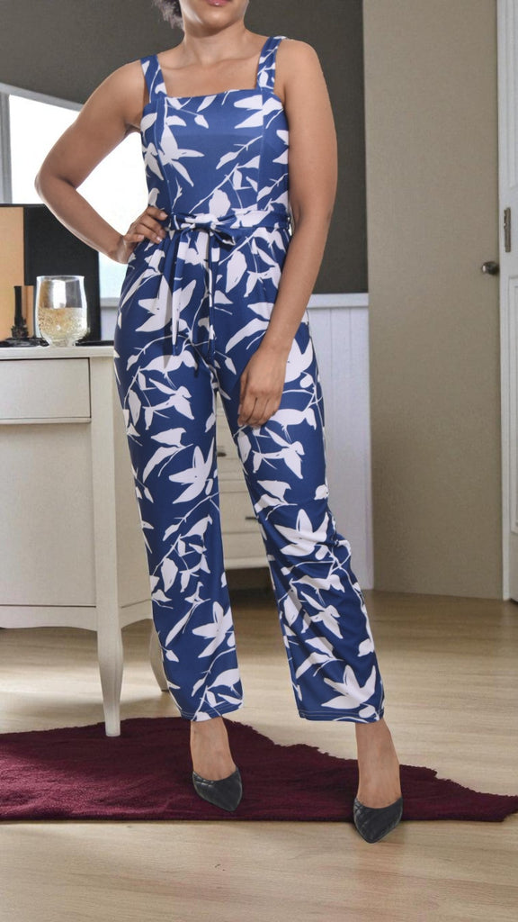 Ladies Violet Tie Front Jumpsuit - StylePhase SA