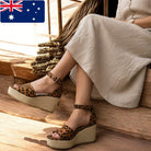 Ladies Wedge Cheetah Heels - StylePhase SA
