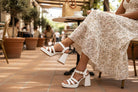 Ladies White Chunky Heel - StylePhase SA