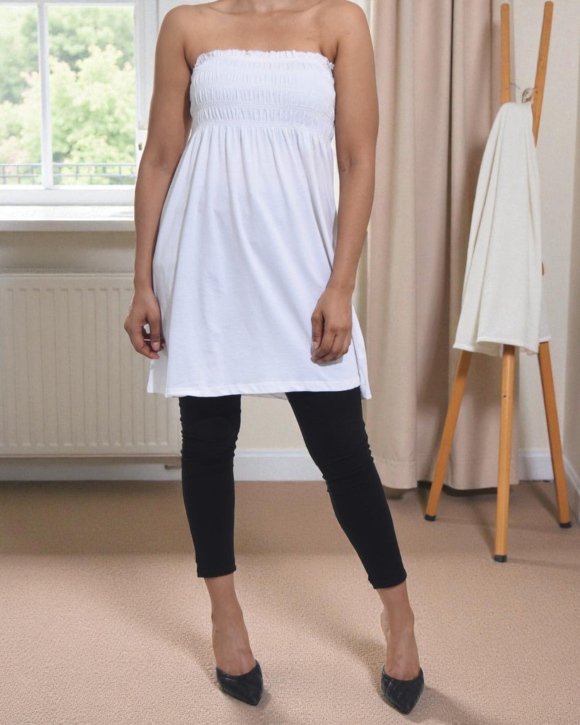 Ladies White Dress Top - StylePhase SA