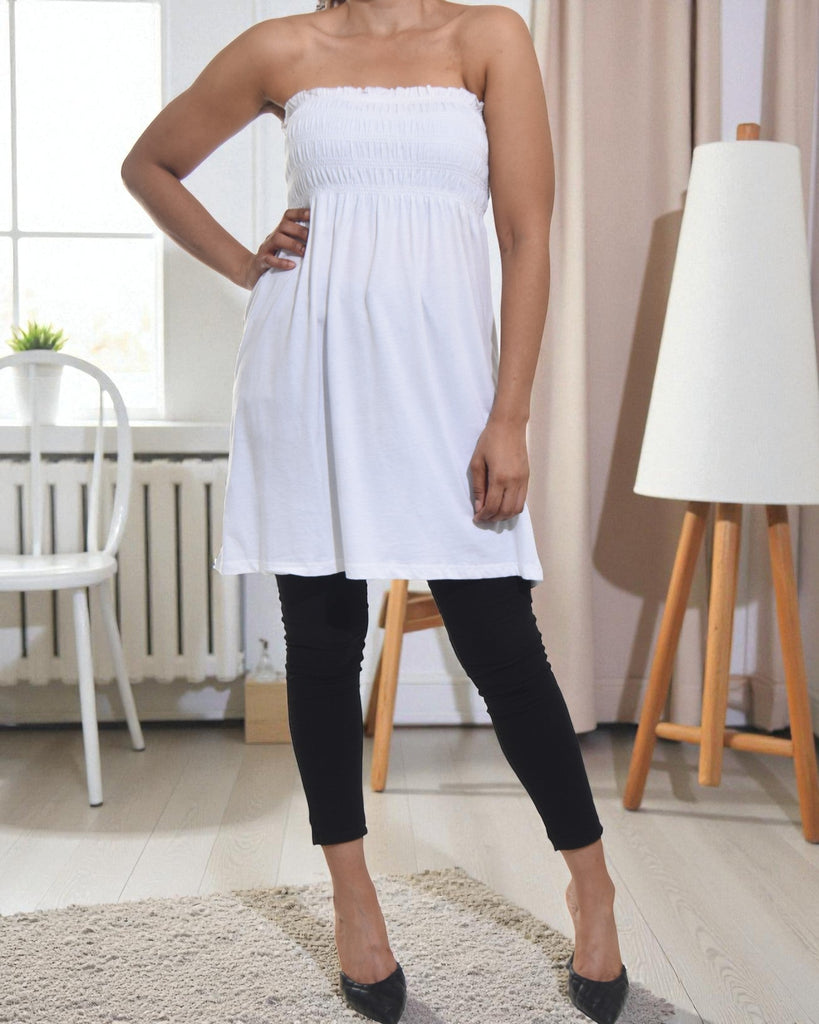 Ladies White Dress Top - StylePhase SA