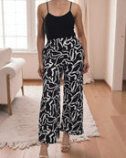 Ladies White Floral Printed Pocket Pants - StylePhase SA