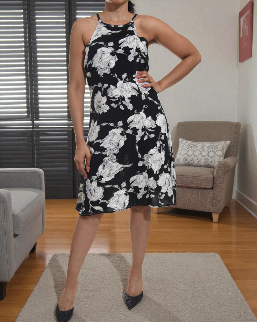 Ladies White Floral Slip Dress - StylePhase SA