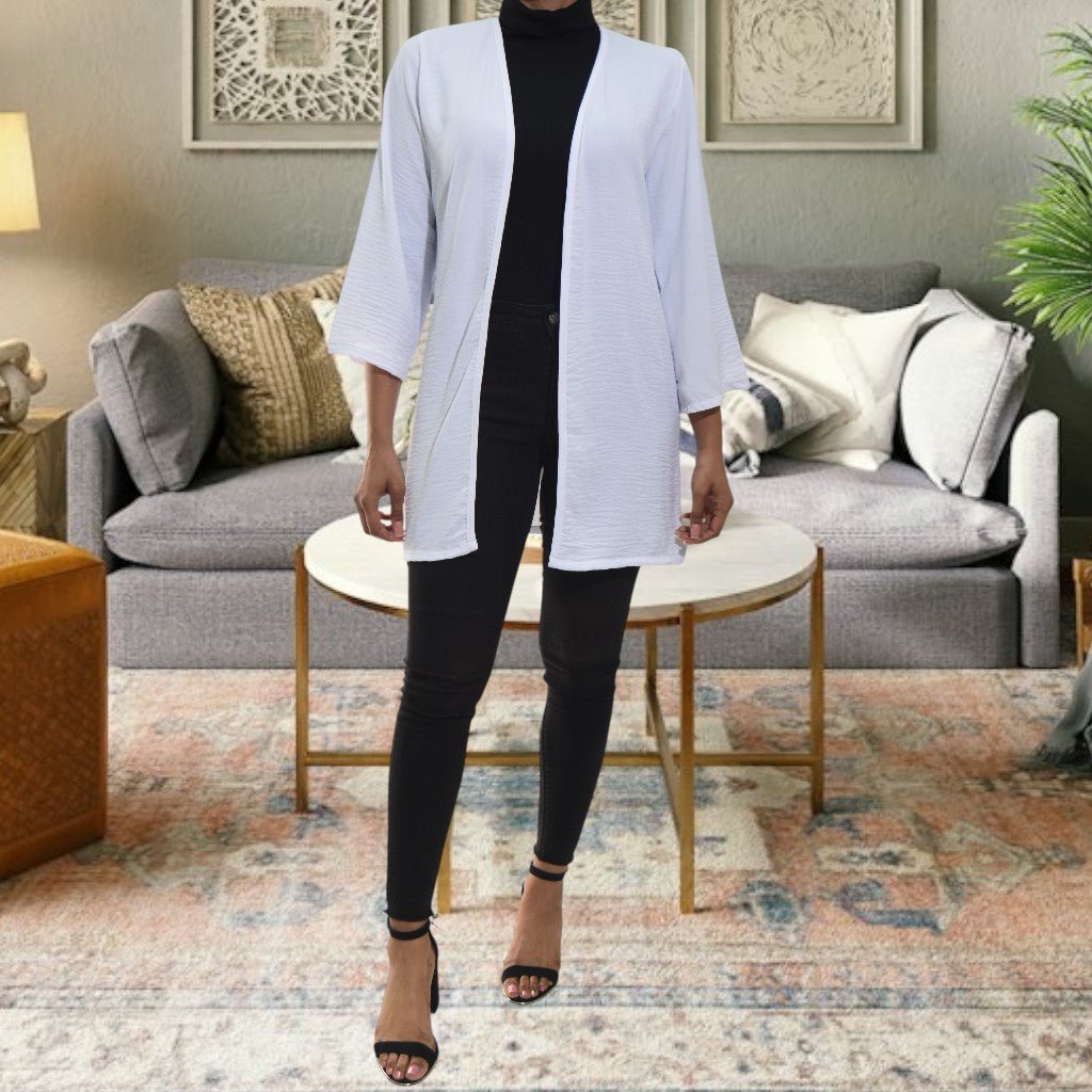 Ladies White Kimono - StylePhase SA