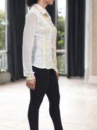 Ladies White Net Shirt - StylePhase SA