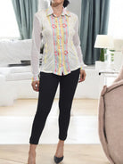 Ladies White Net Shirt - StylePhase SA