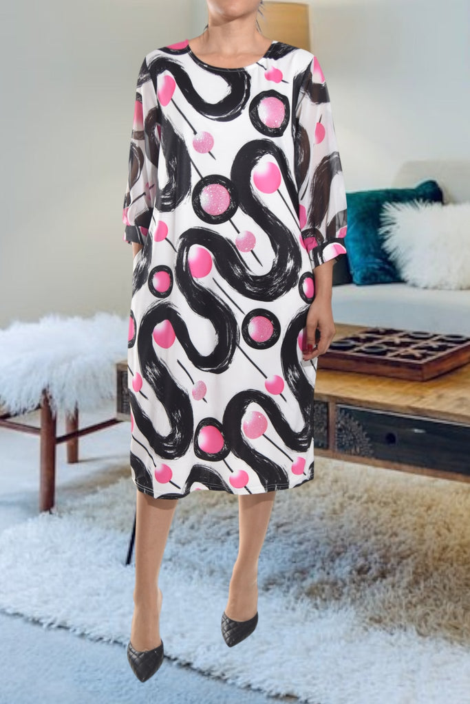 Ladies White Pocket Dress - StylePhase SA