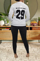 Ladies White Printed Top - StylePhase SA