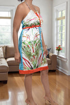 Ladies White Satin Mini Dress - StylePhase SA
