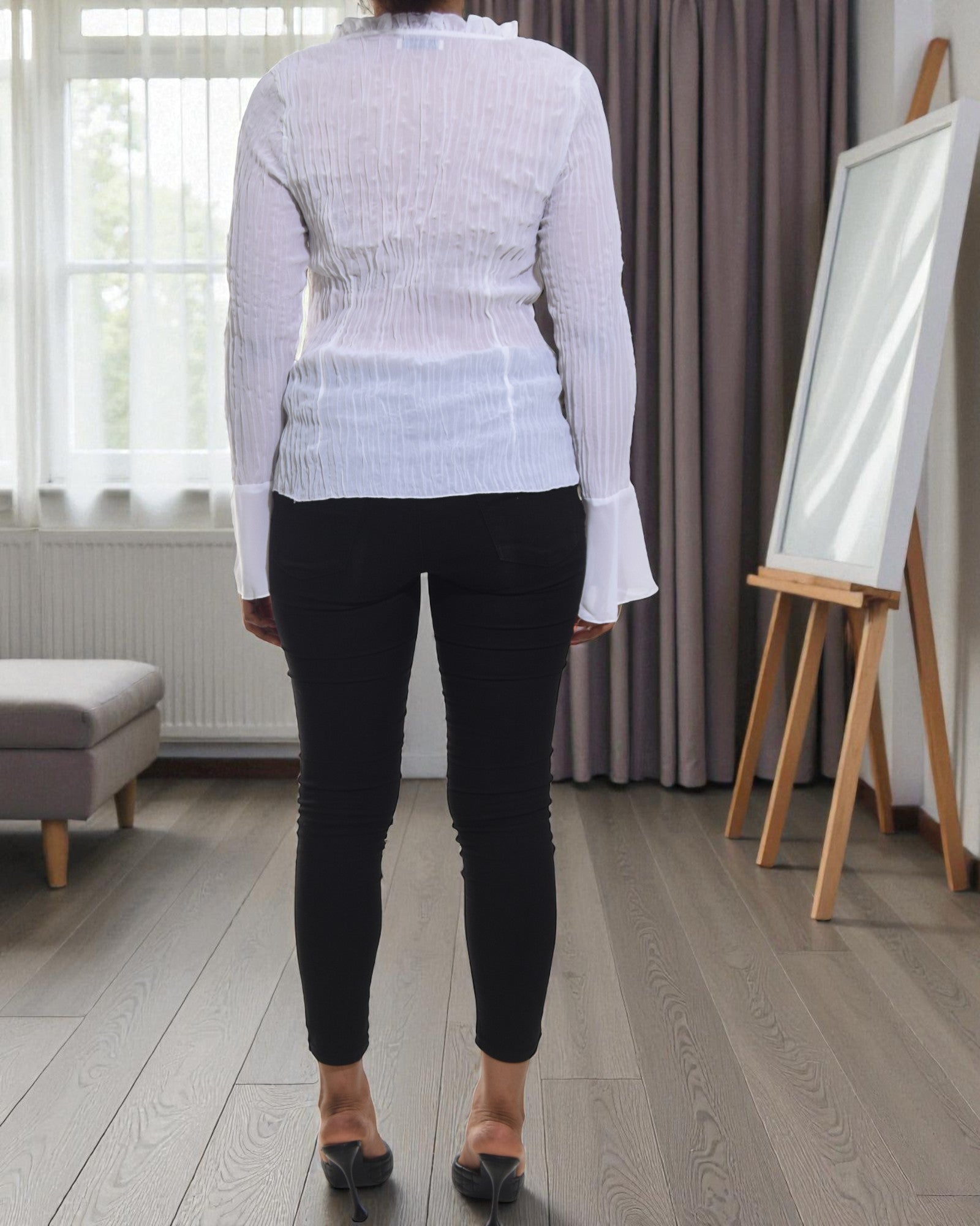 Ladies White Sequence Top - StylePhase SA