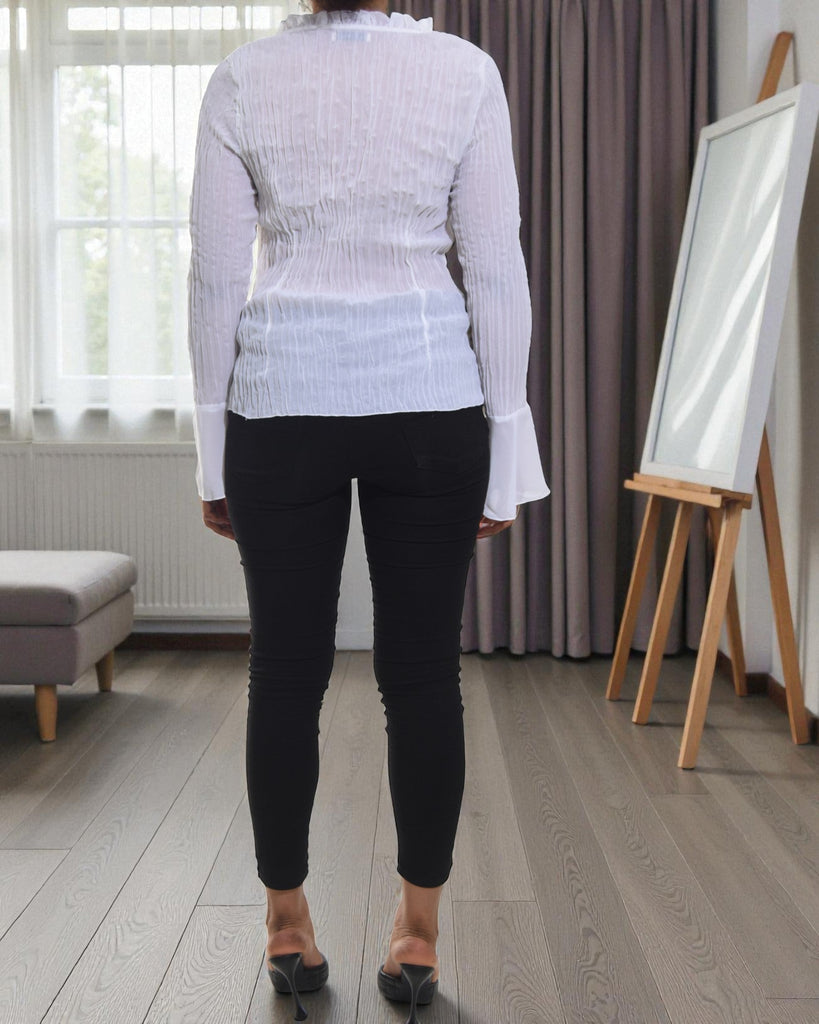 Ladies White Sequence Top - StylePhase SA