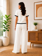 Ladies White Two-Piece Set - StylePhase SA