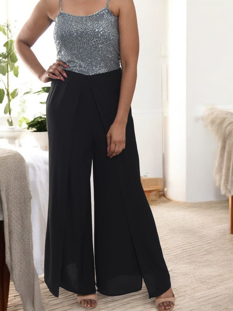 Ladies Wide Leg Slit Pants - StylePhase SA