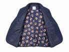 Ladies Wool Blend Blazer - Navy And White - StylePhase SA