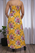 Ladies Yellow Front Knot Dress - StylePhase SA