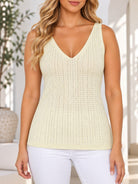 Ladies Yellow Jersey Knit Vest Top - StylePhase SA