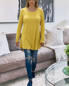 Ladies Yellow Long Sleeve Blouse - StylePhase SA