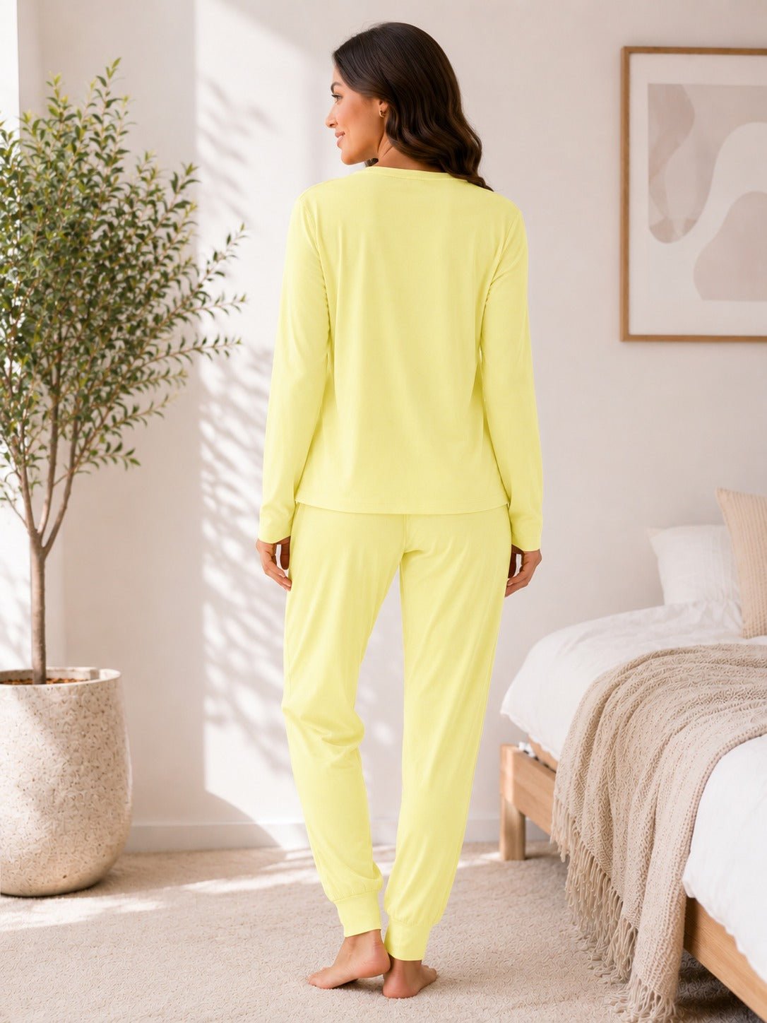Ladies Yellow Pj Set -All Of Me Loves All Of You - StylePhase SA