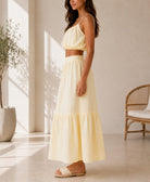 Ladies Yellow Skirt Two-Piece Set - StylePhase SA