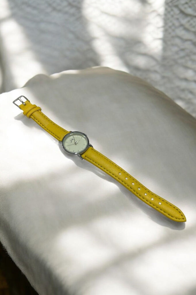 Ladies Yellow Strap Watch - StylePhase SA