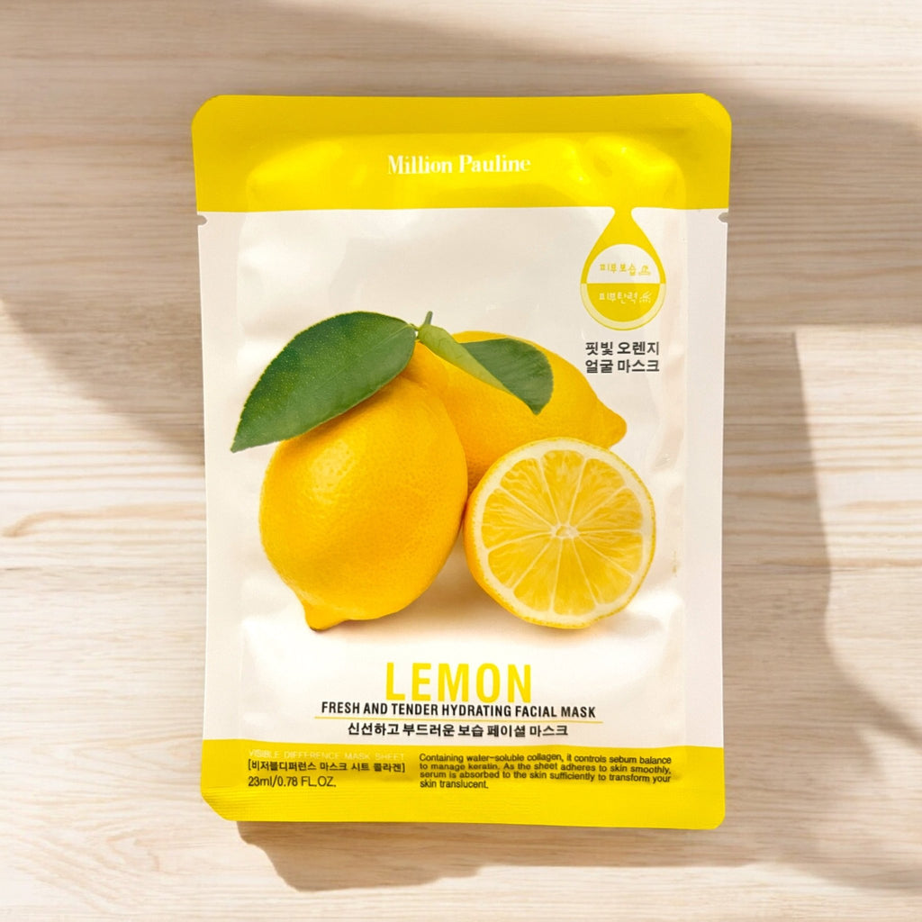 Lemon Hydrating Facial Mask (1 piece) - StylePhase SA