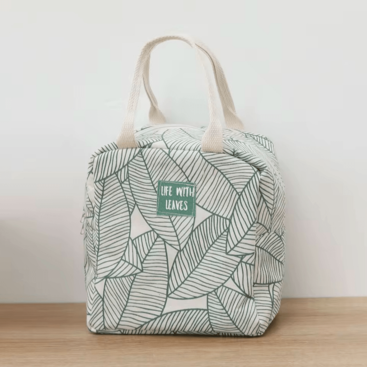 Life With Leaves Insulated Lunch Bag - Home Phase