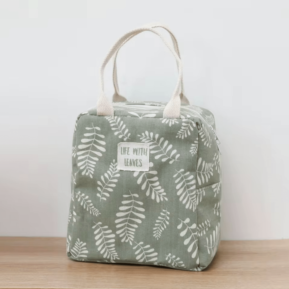 Life With Leaves Insulated Lunch Bag - Home Phase