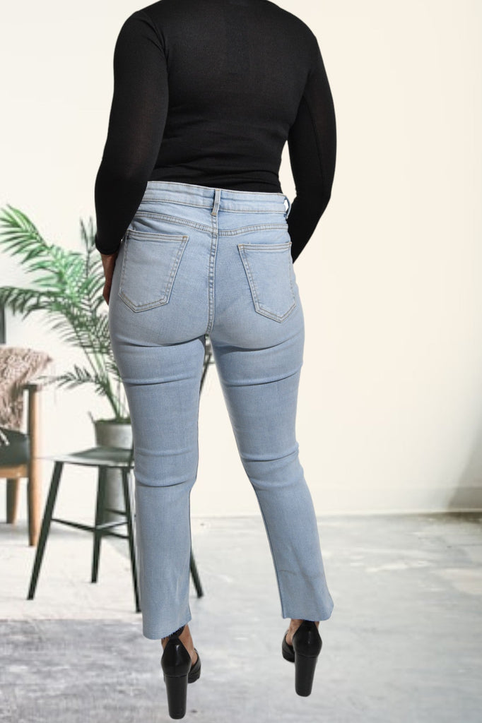 Light Blue High Waist Jeans - StylePhase SA