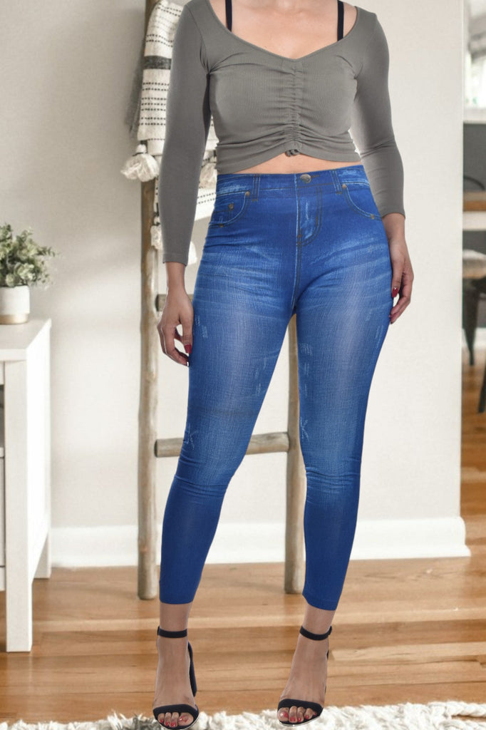 Light Blue Jeggings - StylePhase SA