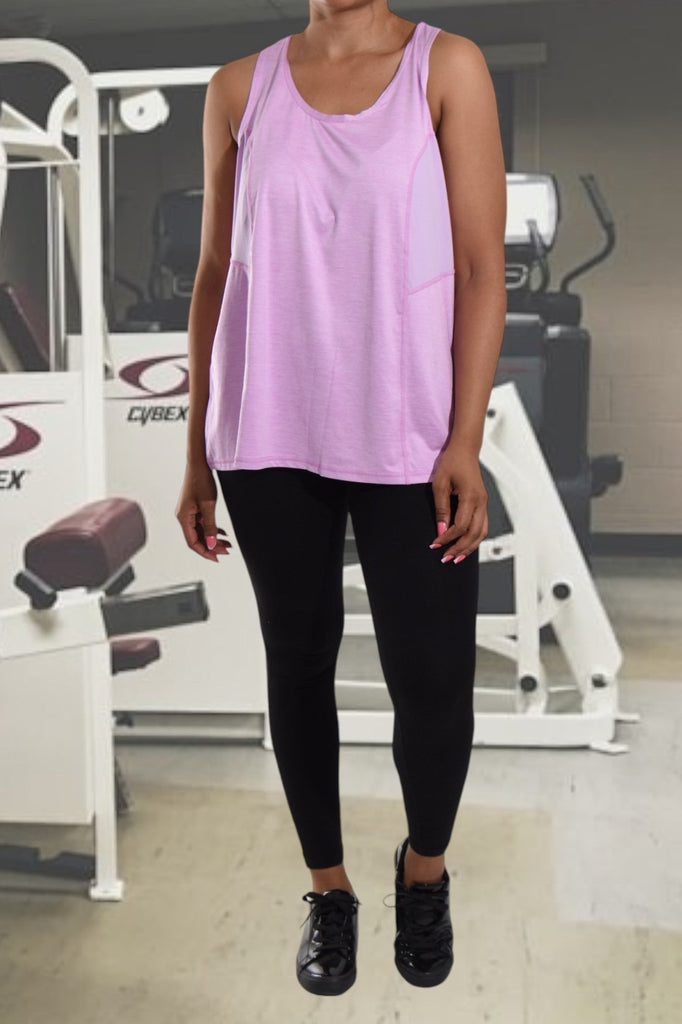 Light Pink Activewear Vest - StylePhase SA