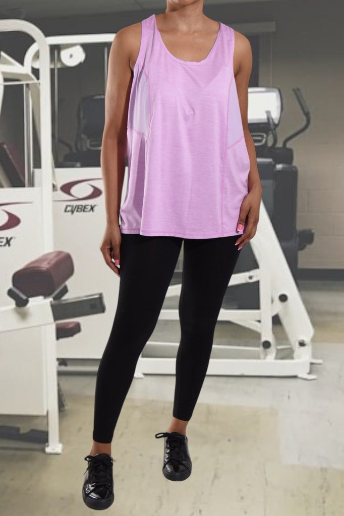 Light Pink Activewear Vest - StylePhase SA