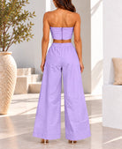 Lilac two piece set back view