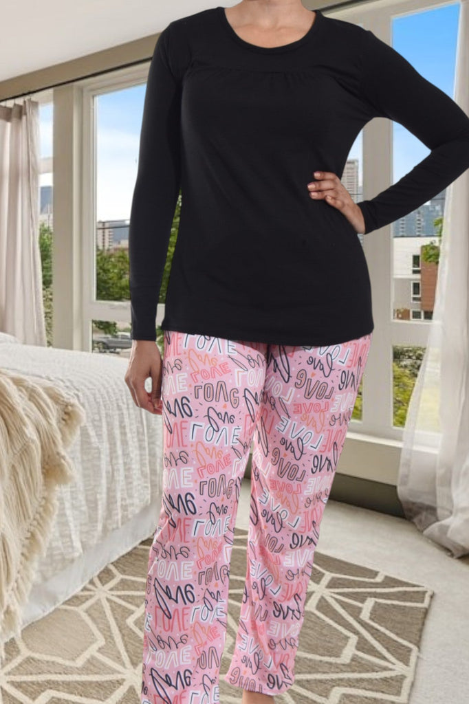 Love Print Pj Set - StylePhase SA