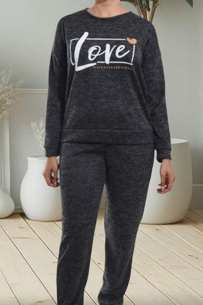 Love Printed Two Piece Set - StylePhase SA