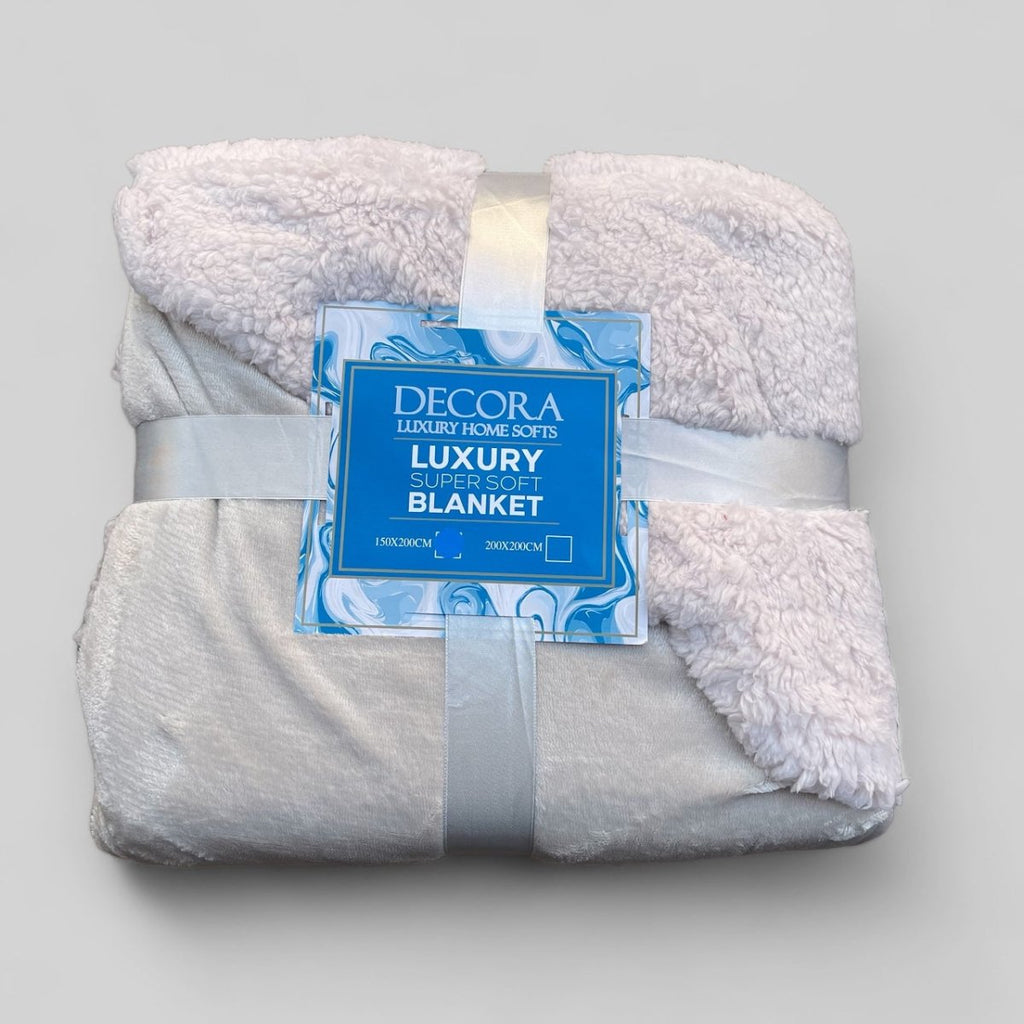 Luxury 2 Ply Sherpa Blanket - 150 x 200 cm - StylePhase SA