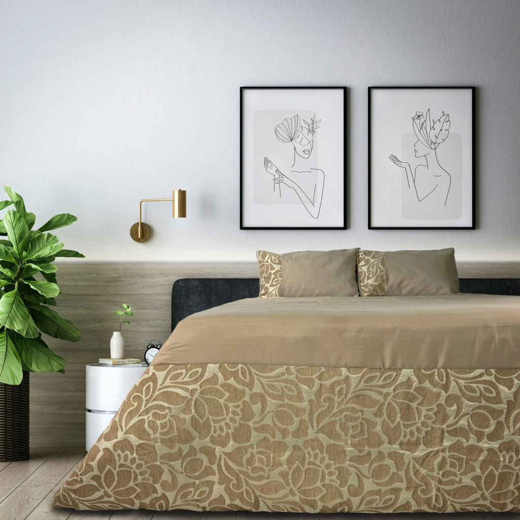 Luxury Embossed Microfibre Duvet Cover Set - Queen - StylePhase SA