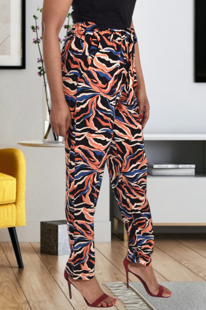 Marble Print Pocket Pants - StylePhase SA