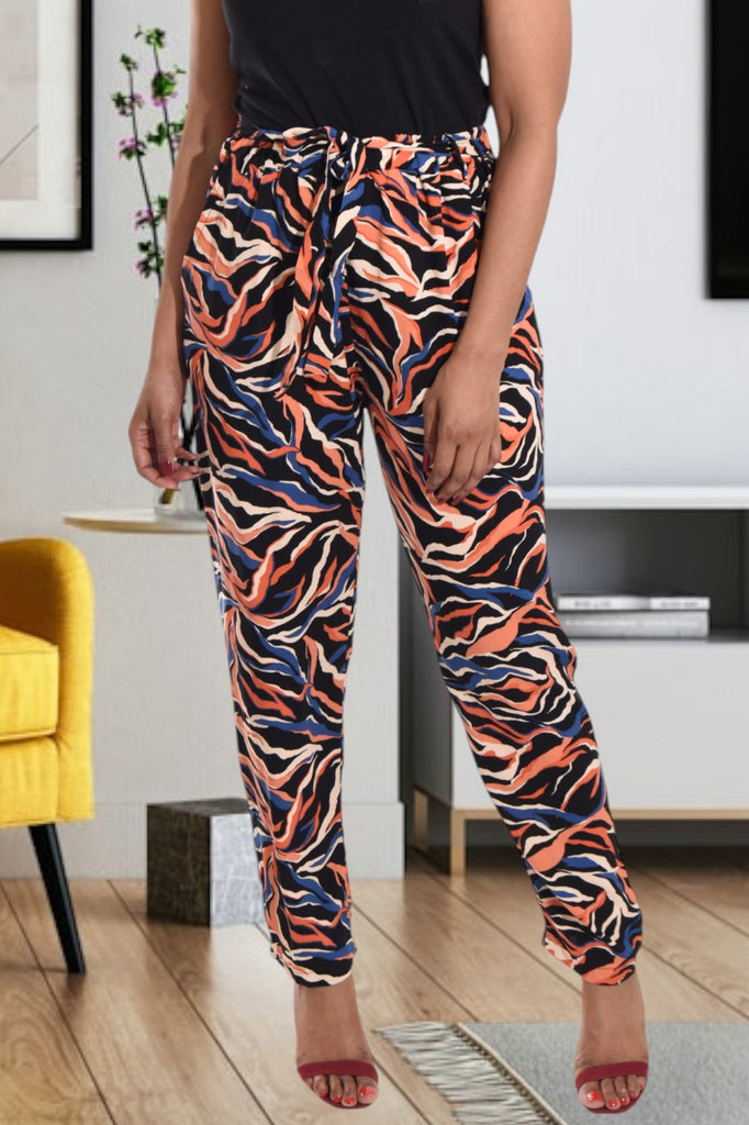 Marble Print Pocket Pants - StylePhase SA