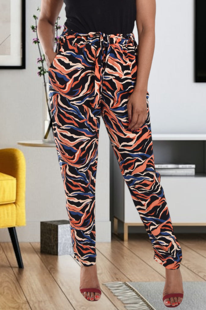 Marble Print Pocket Pants - StylePhase SA