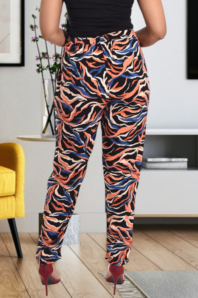 Marble Print Pocket Pants - StylePhase SA