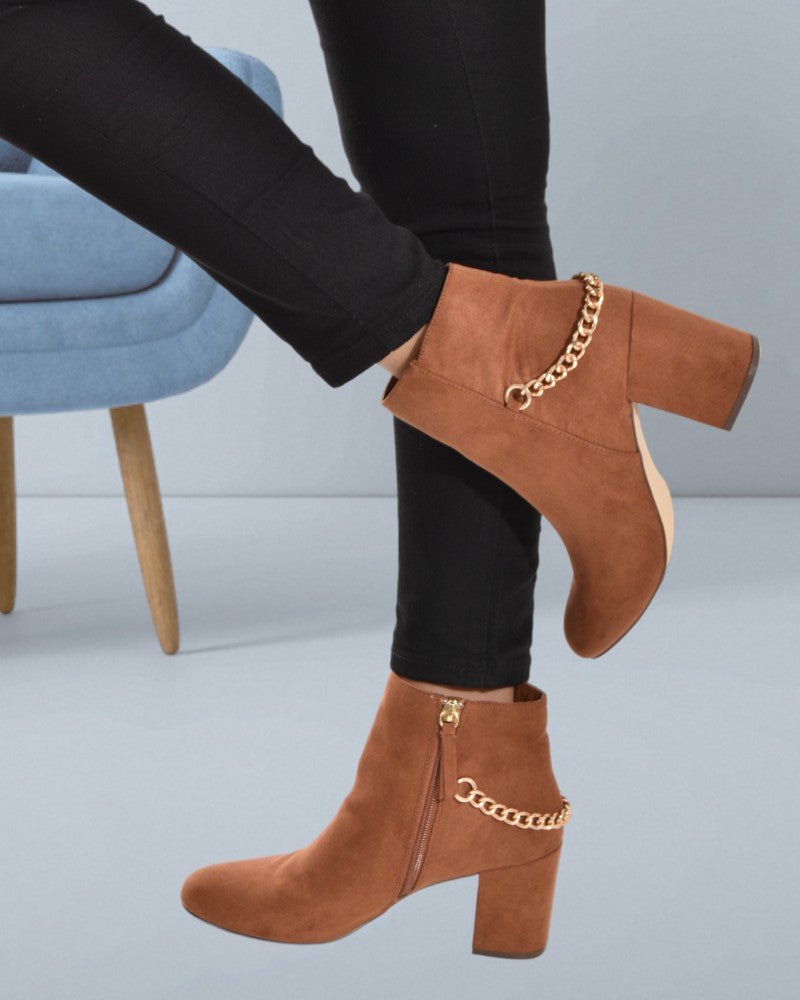 Mariah Cognac Boots - StylePhase SA