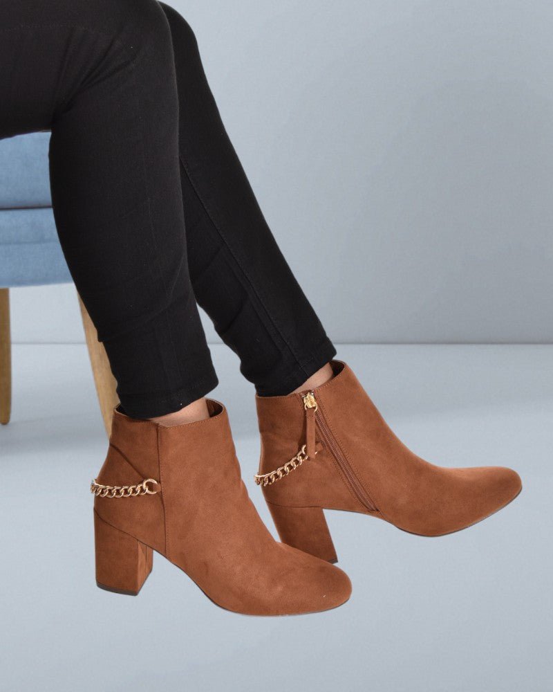 Mariah Cognac Boots - StylePhase SA