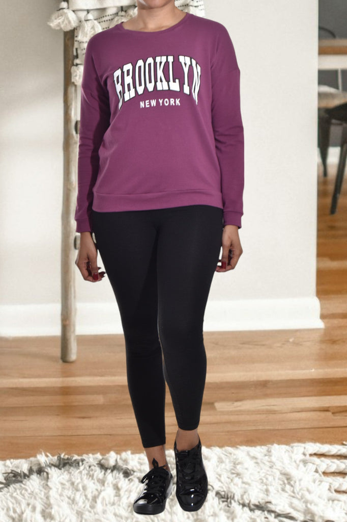 Maroon Brooklyn Sweater - StylePhase SA