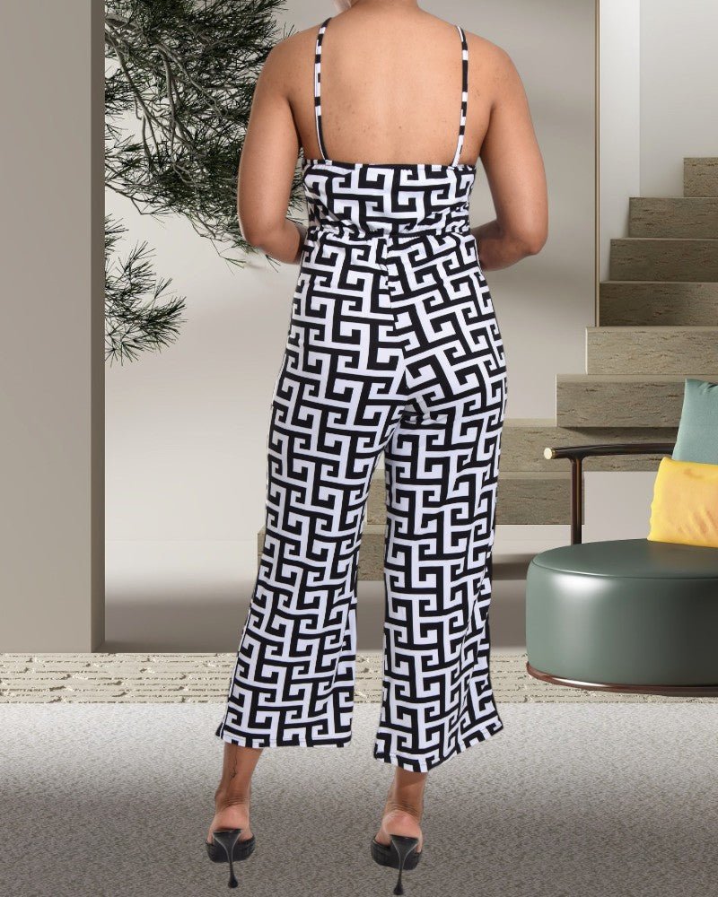 Maze Pattern Jumpsuit - StylePhase SA